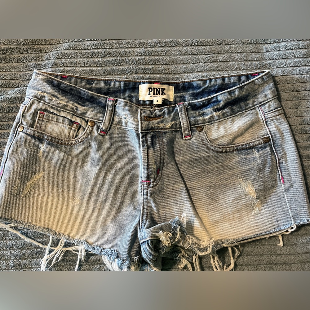 PINK jean shorts - size 4